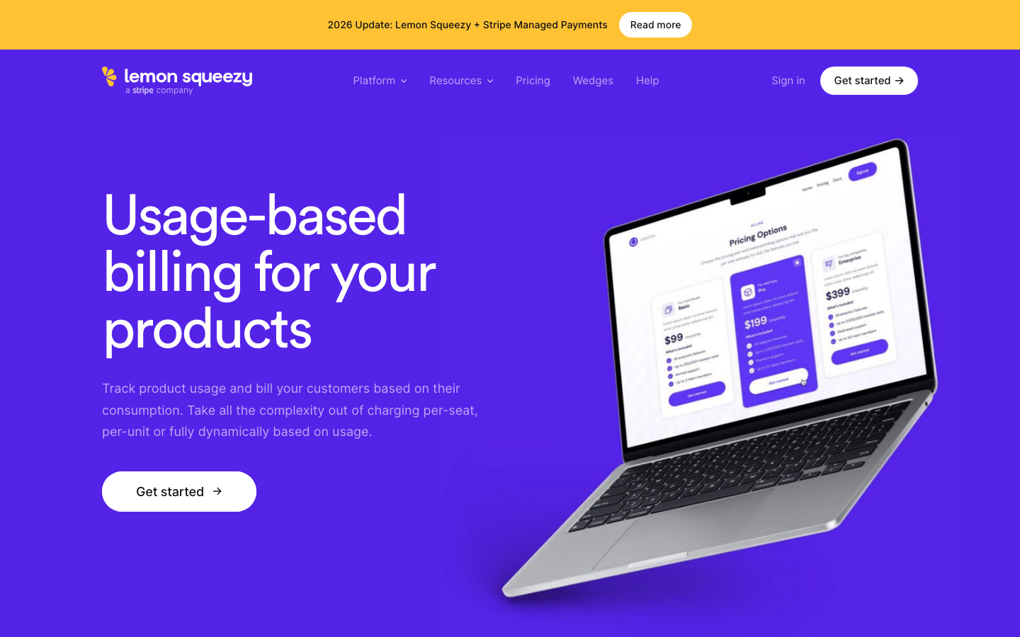 Usage-based Billing • Lemon Squeezy