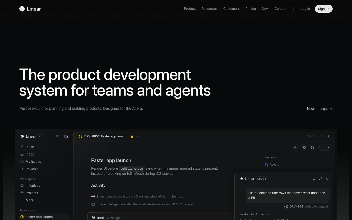 Linear – The system for product development