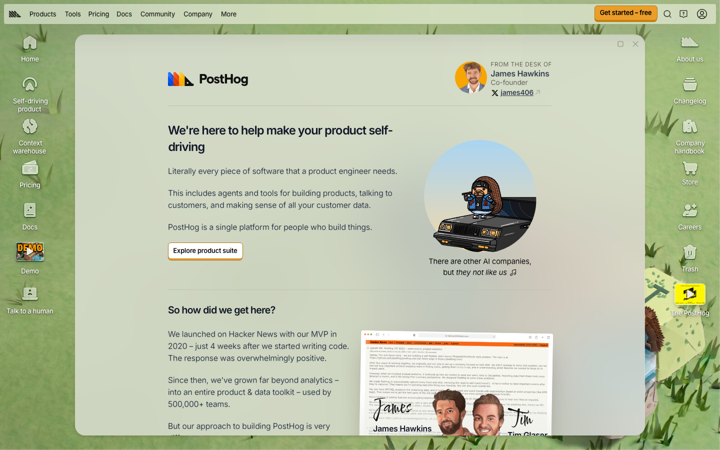 About PostHog