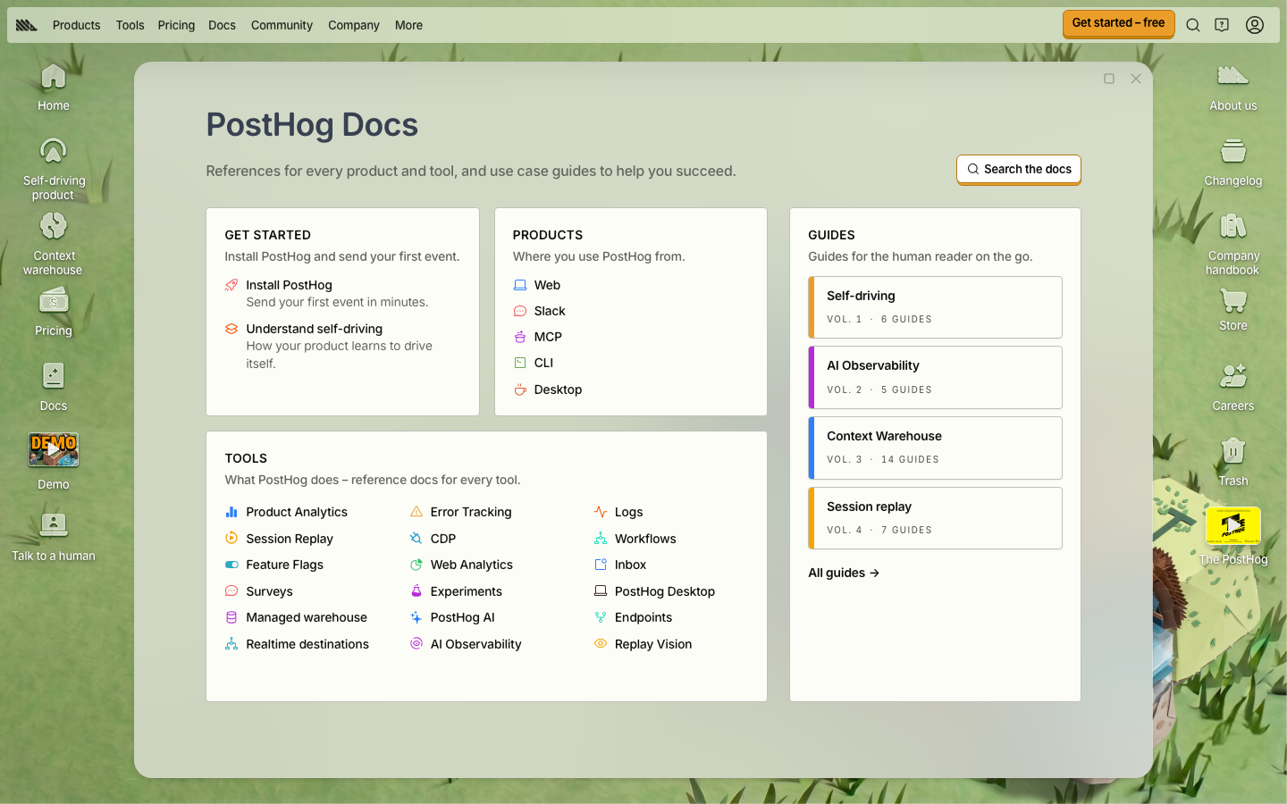 PostHog Docs