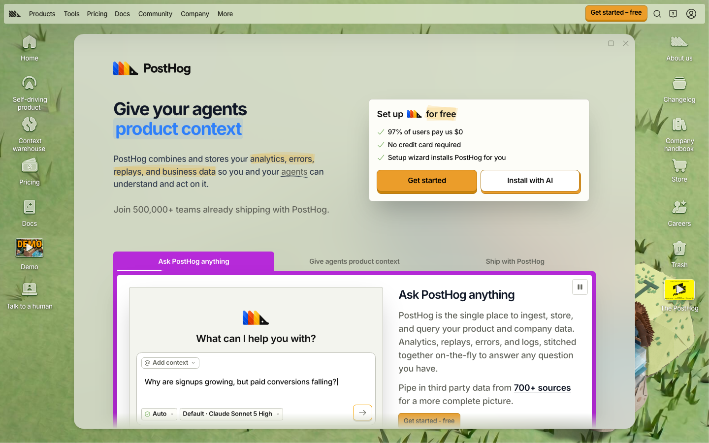 PostHog – We make your product self-driving