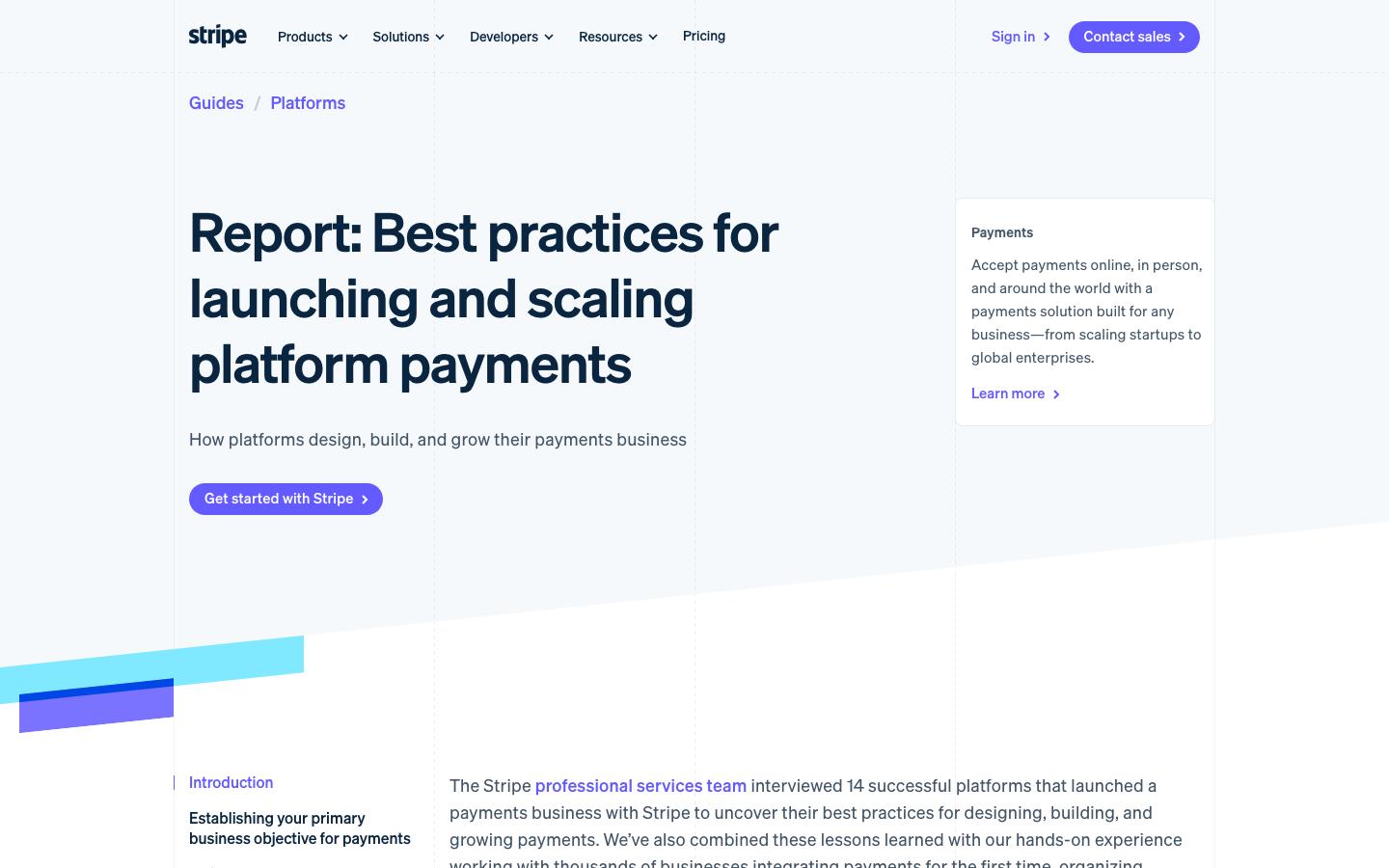 Report: Best practices for launching and scaling platform payments